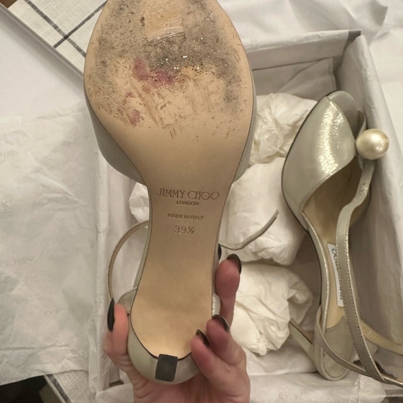 EUC Jimmy Choo - Sacora 85, size 39.5 - the PERFECT WEDDING SHOE!!! - Picture 8 of 16